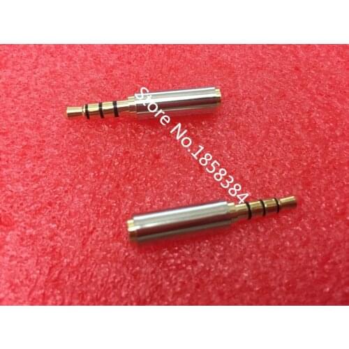 10PCS/lot Gold Plated Stereo 3.5mm Male to 2.5mm Female Headphone Audio Adapter Jack Converter