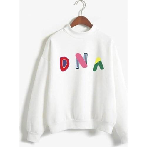 2020 autumn winter new style golf logo color candy color female hoodie print design versatile personality in the collar hoodie