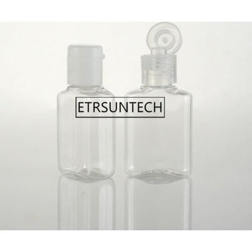 500pcs 20ML Clear Travel Portable Empty Plastic Flip Cap Bottle Cosmetic Shampoo Lotion Liquid Sample Bottle Dispenser Vials
