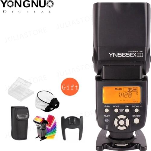 Yongnuo YN565EX III YN565EX Wireless TTL Flash Speedlight for Canon 6D 60d 650d For Nikon D7100 D3300 D7200 D5200 D7000 D750 D90
