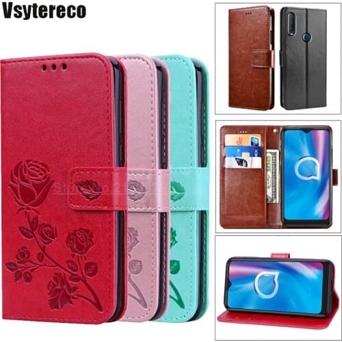For Alcatel 1X 1C 1S 2019 1SE 2020 Alcatel Case Flip Wallet Cover for Alcatel 3 3V 3X 3L 2020 Phone Case on Alcatel 1A 1B Hoesje