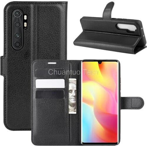 Book Style PU Leather Case Cover for Xiaomi Mi Note 10 Lite Flip Wallet Phone Bags Cases with Stand for Xiaomi Note 10 Lite