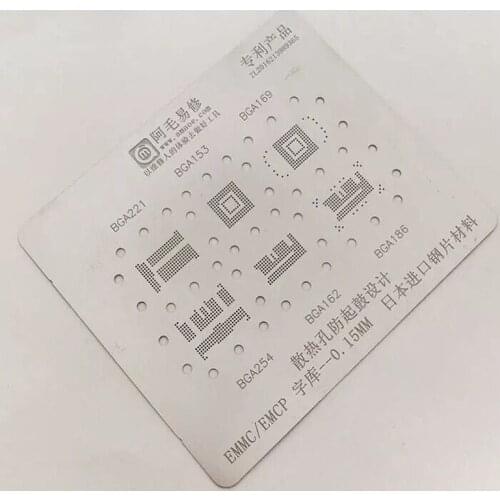 For Japan imports steel Maintenance steel mesh Tin plant Steel net for BGA153 162 169 186 221 EMCP EMMC