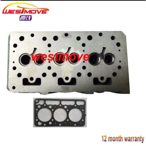 Engine cylinder head for KUBOTA D850 with gasket