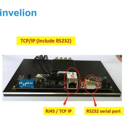 ISO18000-6c multi tags 4 Channel impinj fixed uhf rfid reader module with development board TCP/IP ethernet rs232 interface