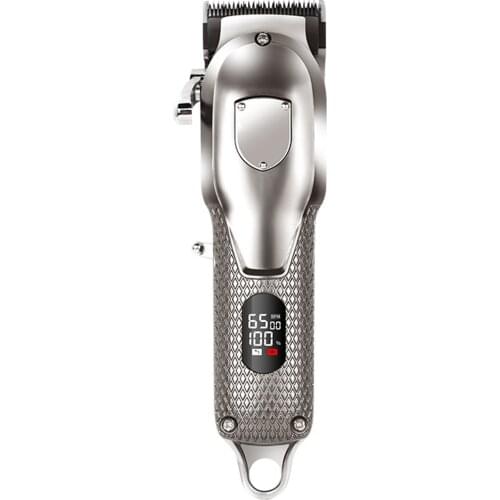 Men Hair Clippers Set Rechargeable LED Display Electric Cordless Hair Trimmer Kit with 4 Comb Guides