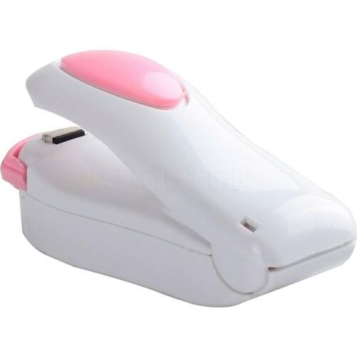 Portable Mini Seal Machine Household Handle Sealer Heat Food Vacuum Sealer Capper Food Saver For Plastic Bags Mini Gadget