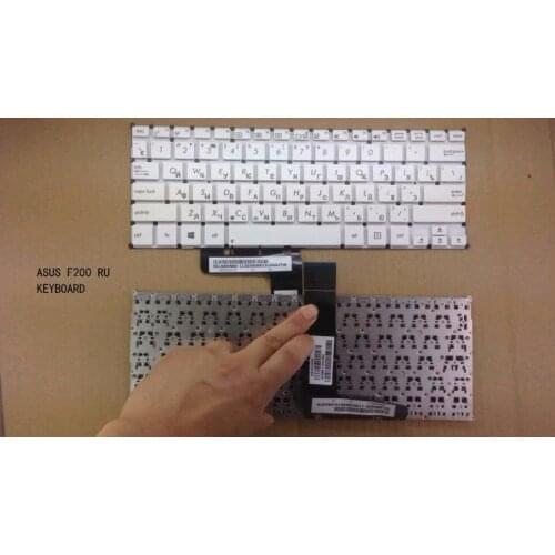 New Russian keyboard for ASUS F200 F200CA F200LA X200 X200C X200CA X200L X200LA X200M R202 R202CA RU White Laptop keyboard