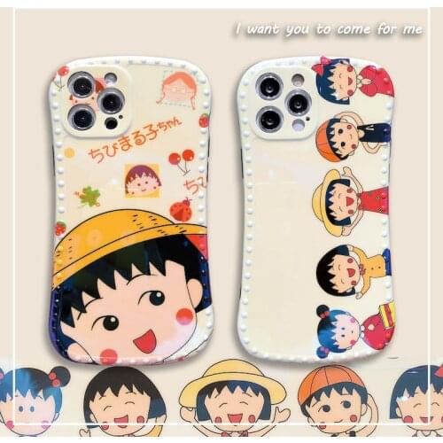 S-line Cartoon Sakura Shine Phone Case For iPhone12 11Pro XSMAX 78PLUS SE2020 soft Cover XR Skinny Shell Body Protection