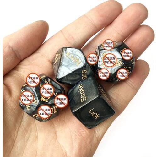 Sex Dice For Adults Sexual Posture Dice Sex Position Dice Multi-Sided Sex Dice Erotic Craps Humour Game Adult 18 Game