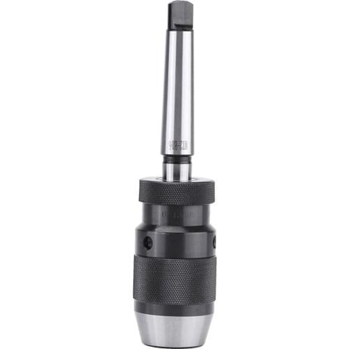 1pcs Drill Chuck Arbor 0-13mm 1/2" Steel Self-tightening Keyless Lathe Drill Chuck and MT2-B16 Arbor Arbor Lathe Drill