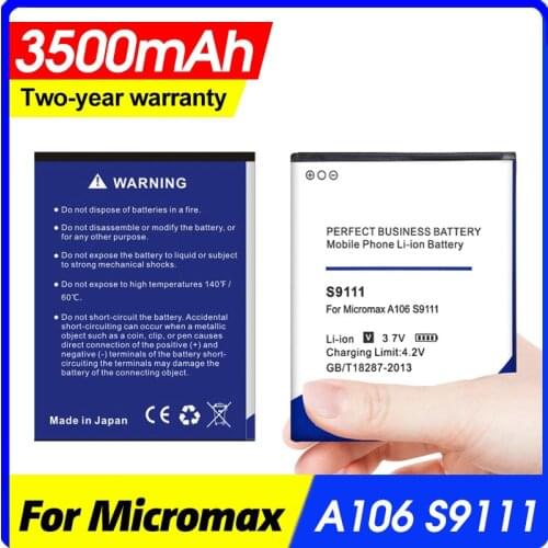 1pcs Battery for Micromax s9111 A114 A92 A106 A115 A116 A117 A210 Q340 Q338 s9101 battery