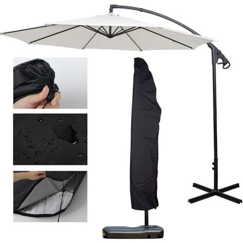 1pcs Waterproof Outdoor Sunshade Umbrella Oxford Cover Garden Weatherproof Patio Cantilever Parasol Raincover