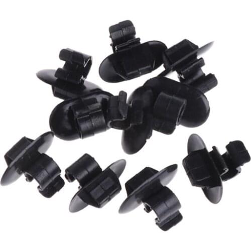 10x Bonnet Stay Clip Plastic Fastener Holder For Citroen Peugeot Vauxhall Vivaro F19A