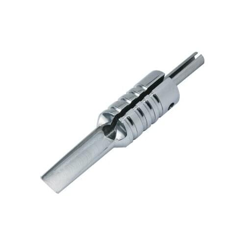 2PCS 25F 304 Stainless Steel Flat Magnum Tattoo Grip Professional Tattoo Grip Magnum Tip Back Stem Combo Supply