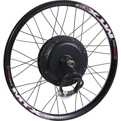 48v-96v 3kw electric bike motor wheel suitable for standard bicycle disc brake and single freewheel