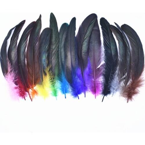 50Pcs/Lot Colorful Rooster Feathers for Crafts Chicken Decoration Carnival Diy Wedding Party Accessories Decor Pheasant Plumes