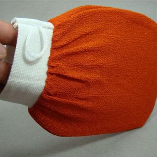70Pcs Orange Glove, Turkish Hammam Scrub Mitt,Exfoliating Scrub Mitt Bath Glove Skin Towel Korea Glove