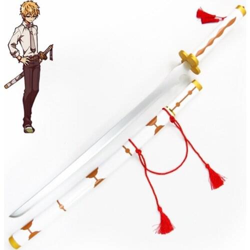 Anime Toilet-bound Jibaku Shounen Hanako-kun Minamoto Teru Cosplay Prop Wooden Sword Stage Performance Props for Christmas Party