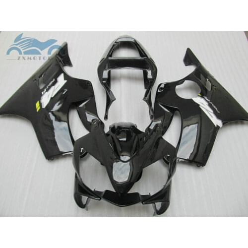 Free custom for CBR 600 F4i black fairings kit 2001 2002 2003 CBR600 f4i 01 02 03 motorcycle sport fairing bodyworks