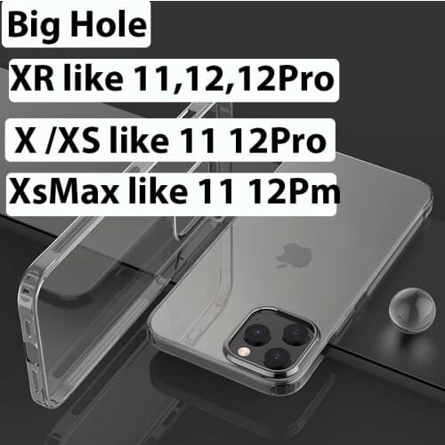 Big Hole,Customized,Silicone TPU Phone Case for iPhone 11 like 12.XR like 11/12 .X XS like 11/12 pro.Xsmax Like 11/12 Promx