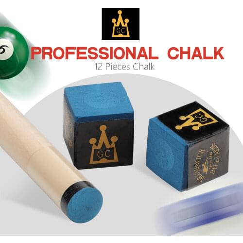 BRUNSWICK Chalk Billiard 12 PCS In a Box Blue Chalks Billiard Accessories Cheap Price Fine Powder Strong Friction Chalk