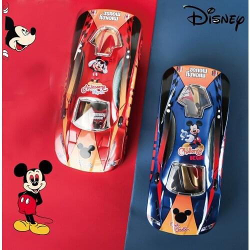 Disney Mickey Cartoon Car Pencil Case Boys Cute Pencil Box Student Gift Multifunctional Stationery Storage School Supplies Gift