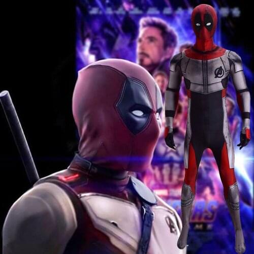 Deadpool Cosplay Costume Zentai Halloween Costume Lycra Spandex Superhero Bodysuit Jumpsuit Catsuits Fancy Dress For Adult/Kids