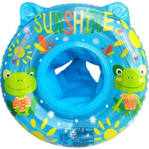 Baby Swimming Rings Double Handle Safety Baby Seat Float Swim Ring Inflatable Infant Kids Water Toys Swim Circle For Kids