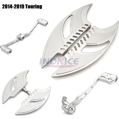 Road glide FLTR CHROME driver Floorboards For harley street glide FLHRX Shift Brake levers Special FLHRXS passenger pegs Ultra L