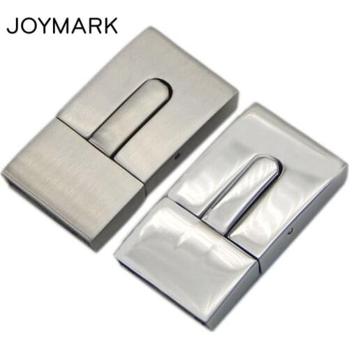 Smooth And Matte Rectangle Stainless Steel Bayonet Lock Box Clasps For DIY Bracelets 8X3mm 10X3mm 15X3mm Hole BXGC-133