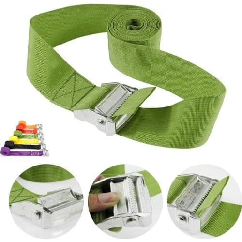 Cargo straps 400CM Buckle Tie-Down Belt Tow Rope Strong Ratchet Belt for Car motorcycle bike With Metal Buckle for Luggage Bag