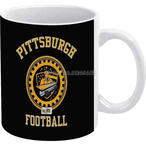 Pittsburgh Football Iii Coffee Mugs Ceramic Personalized Mugs 11 Oz White Mug Tea Milk Cup Drinkware Travel Mug Pittsburgh Footb