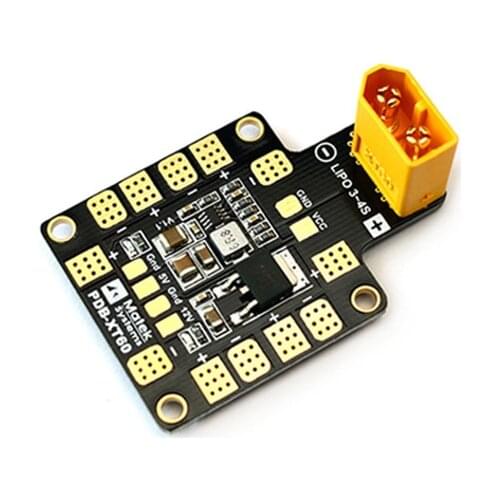 Matek Multi-rotor Power Distribution Board W/ 5V/ 12V outputs, XT60 Connector