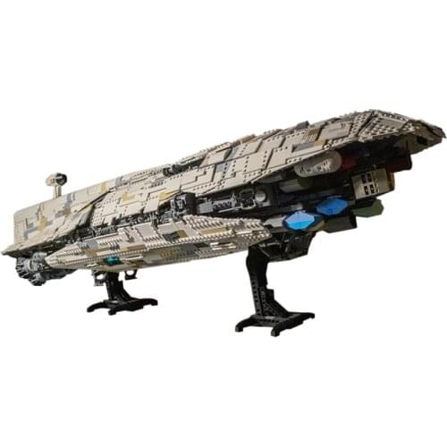 MOC Cavegod UCS GR-75 Rebel Transport Building Blocks Kit For Star of Space Wars Battle Spaceship Toy For Children Birthday Gift