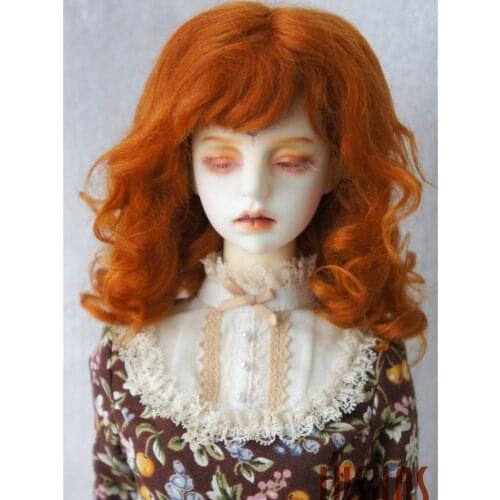 SD Mohair wigs D20313 8-9inch 21-233cm Long Princess wave BJD hair 1/3 Resin doll accessories