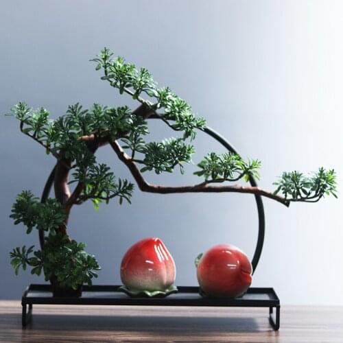 Peach Tea Caddy Sealed Pot Ceramic Tea Pet Decoration Decoration Props Simulation Persimmon Jingdezhen Creative Trumpet tin