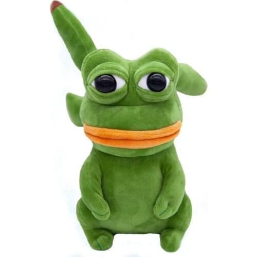 26cm Frog Pikachu Plush Toys Pepe Frog Jenny Sand Frog Animal Stuffed Plush Doll Toys for Children