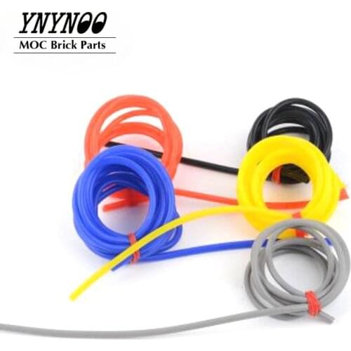 200cm Pneumatic Parts 5102c48 Soft Tubes Hose 4mm D. 48L V2 fit for Reinforced Cylinder Pneumatics Pump Blocks Bricks Toys 26439