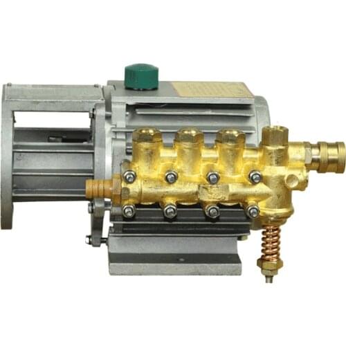 High pressure piston pump plunger pump ql280 ql380 washing machine car washer pump brass pump head 80bar 15L/min free shipping