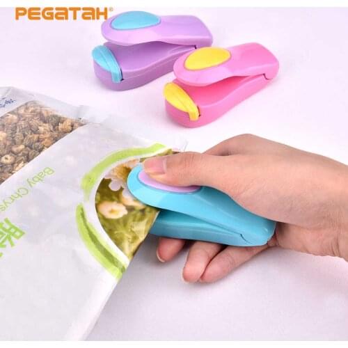 Mini Portable Food Clip Heat Sealing Machine Sealer Home Handheld Holder Snack Bag Sealer Kitchen Utensils Gadget Item