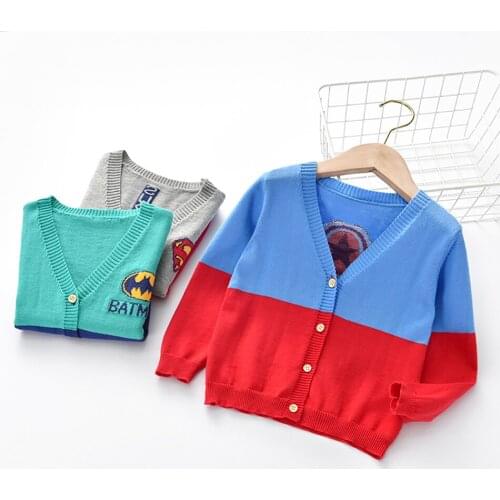 Boys Pullover Sweatershirt Cotton Long Sleeved Casual Kids Knitted Autumn Winter Children Fashon Outfits Sweatshirt