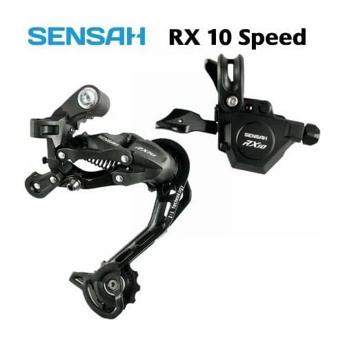 SENSAH RX10 1x10 Trigger Shifter + Rear derailleurs 10s for MTB Compatible with DEORE