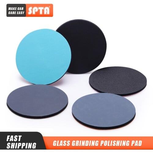 SPTA 2" 3'' 5" Glass Grinding Polishing Pads with Foam Layer For Extra coarse grinding/coarse grinding/Fine grinding/Polishing