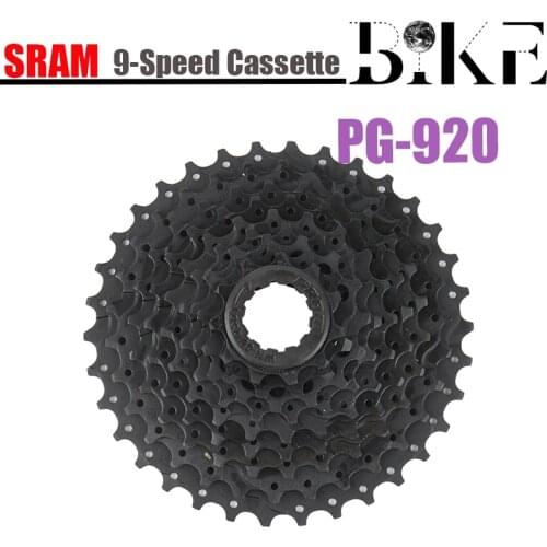 SRAM PG-920 11-34T Cassette 9-Speed MTB Bicycle Cassette Bike Freewheel