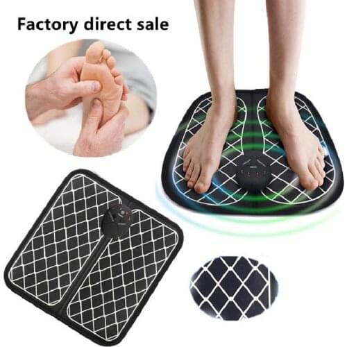 EMS Micro-electric Intelligent Foot Pad Massage Machine Pulse Acupuncture Point Massage Relaxation Health Care Foot Massager