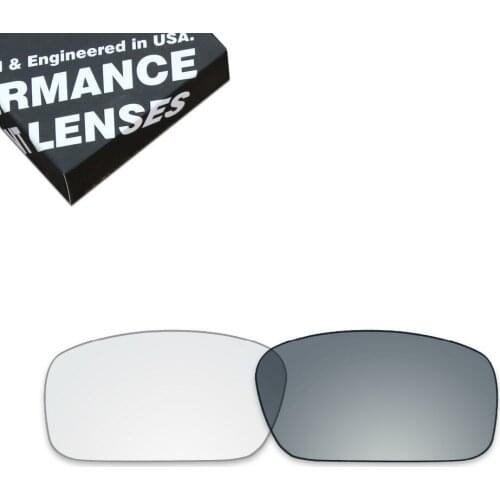 ToughAsNails Replacement Lenses for Oakley Crankshaft Sunglasses Photochromic Clear/Grey (Lens Only)