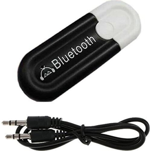 2 in 1 Wireless Bluetooth-Compatible 5.0 Receiver Adapter Car AUX Audio USB Adapter 3.5mm Jack For Headphone Car Speaker