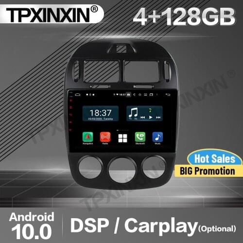 128G Carplay Car Radio 2 Din Stereo Receiver Android 10 For Kia Cerato 2007 2009 2010 2011 2012 GPS Navi Player Audio Head Unit
