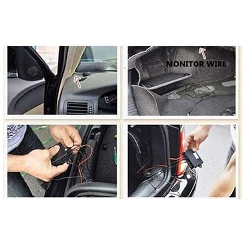 Car Parktronic LED Parking Sensor With 4 Sensors Reverse Backup Car Parking Radar Monitor Detector